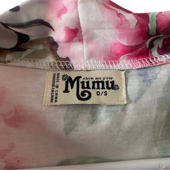 Show Me Your Mumu Pink and Green Brie Floral Robe - One Size 🌸🌿🌸 - Picture 12 of 13